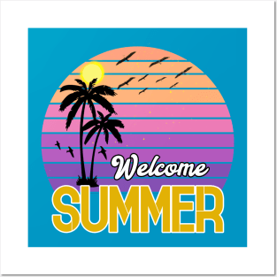 Summer Vacation T Shirt Posters and Art